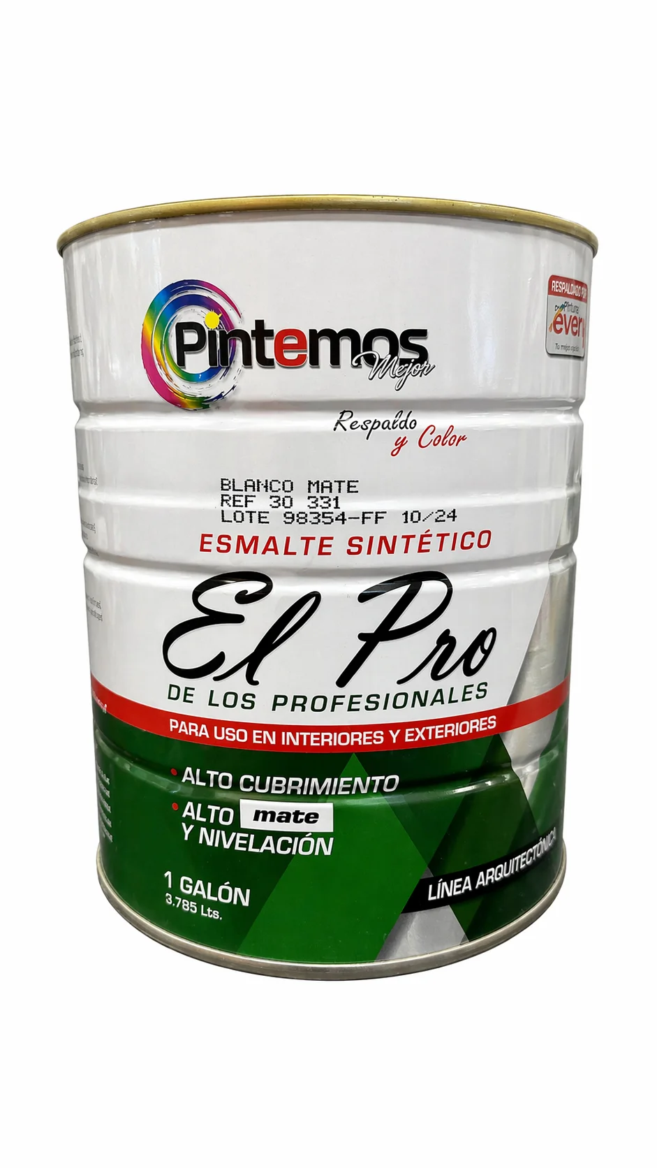 Esmalte blanco mate de gl